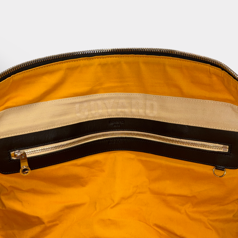 Goyard Boeing 55 Boston Leather Travel Bag