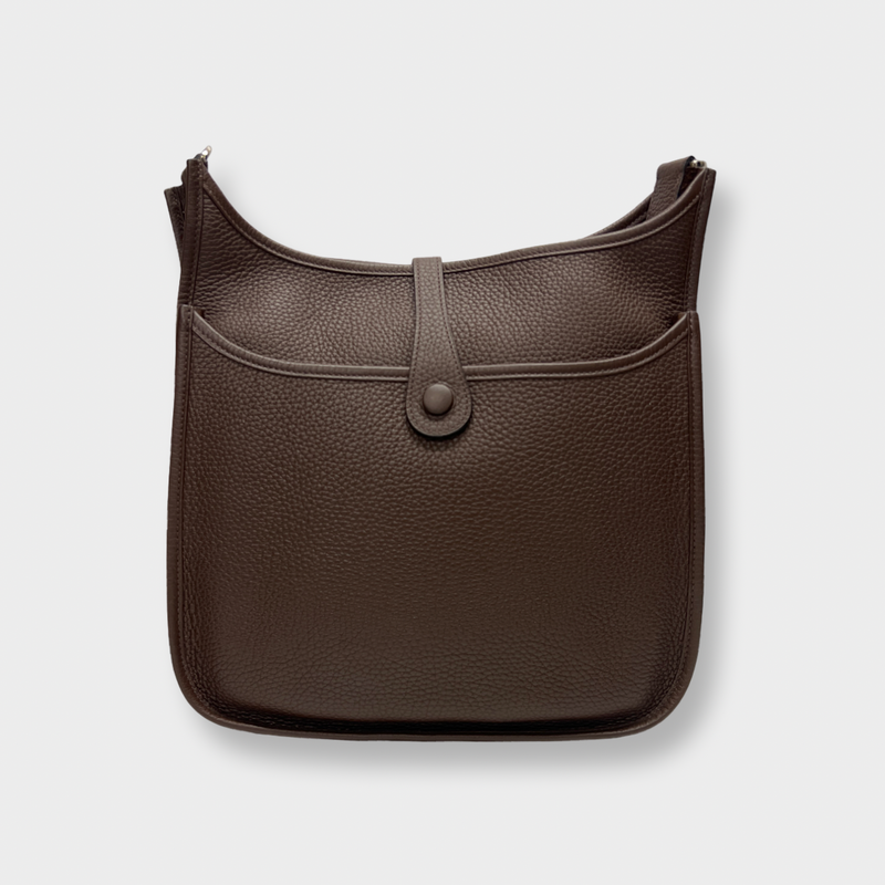 Hermès Women's Evelyn Brown Leather Bag