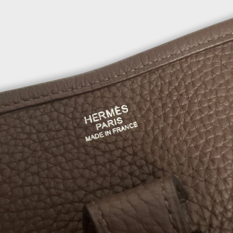 Hermès Women's Evelyn Brown Leather Bag