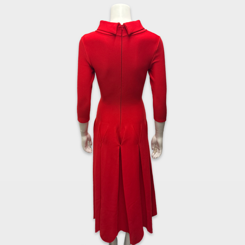 Alaia Red Viscose Dress