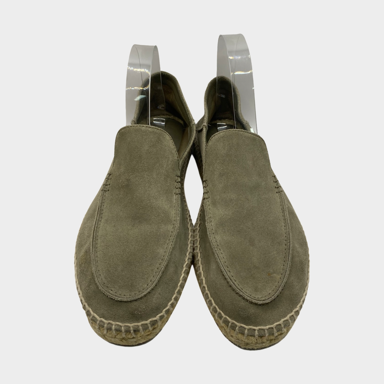 Loro Piana women's grey suede and raffia sole 'Seaside Walk Loro Piana women's grey suede and raffia sole 'Seaside Walk