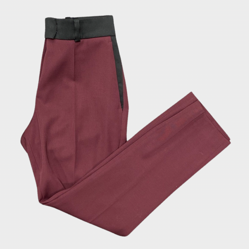 Racil women's burgundy suit set