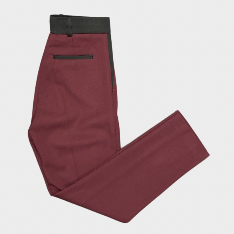 Racil women's burgundy suit set