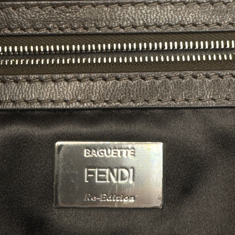 Fendi Women's Silver Sequins Baguette Bag