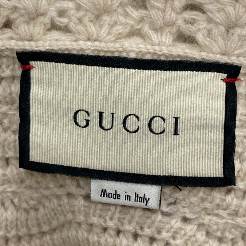 Gucci women's cream knit cardigan