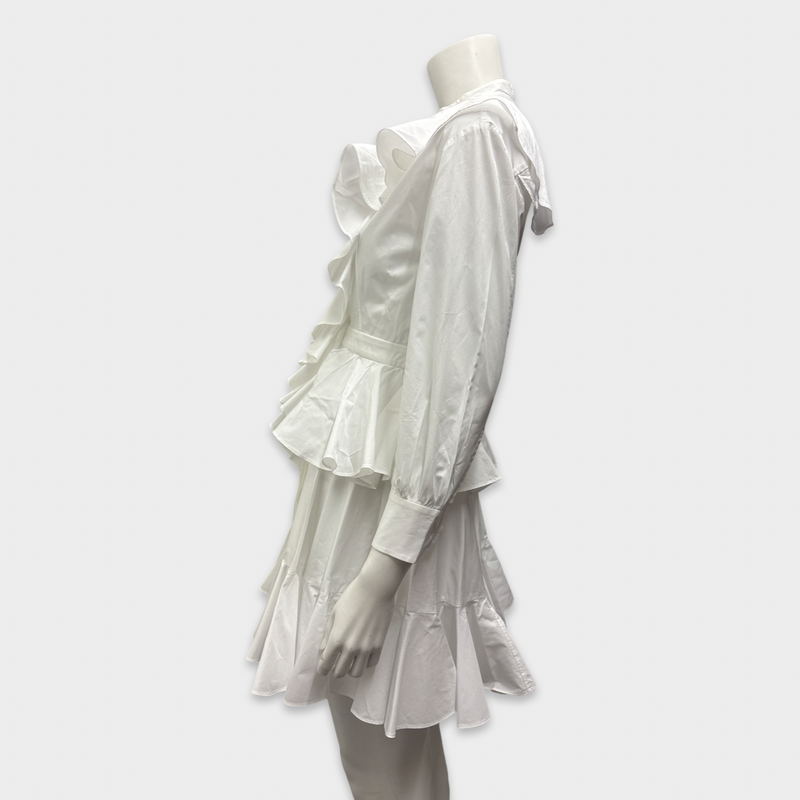 Alexander McQueen White cotton mini Dress