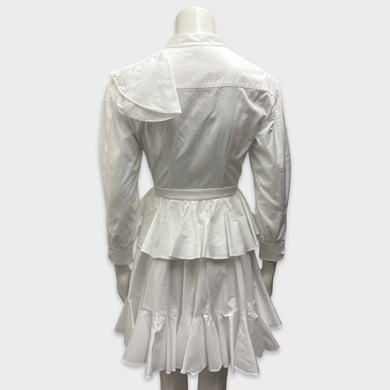 Alexander McQueen White cotton mini Dress