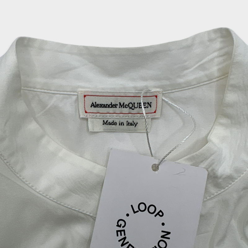 Alexander McQueen White cotton mini Dress