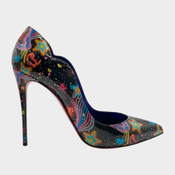 Christian Louboutin women's Hot Chick multicoloured patent leather heels