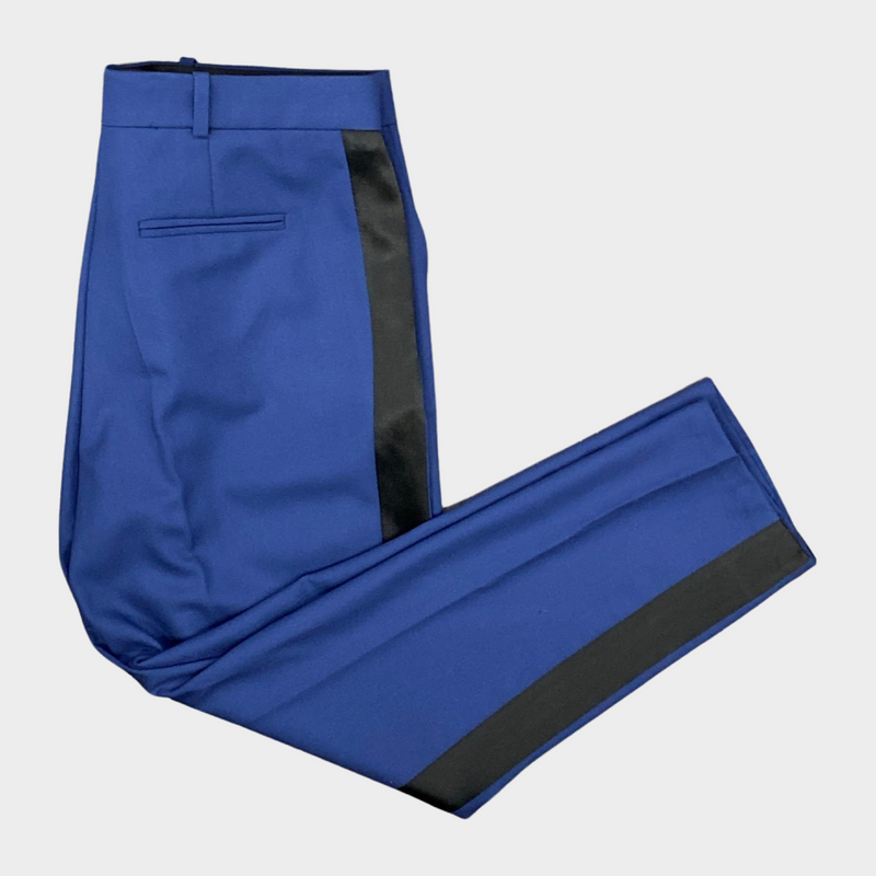 Racil women's blue wool evening trousers