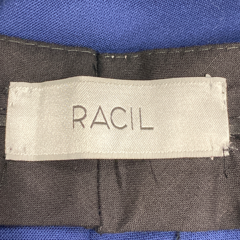 Racil women's blue wool evening trousers