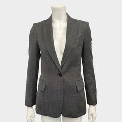 Stella Mccartney women's grey woolen suit set of jacket and trousers