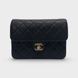 Chanel Women's Black Grained leather Handbag