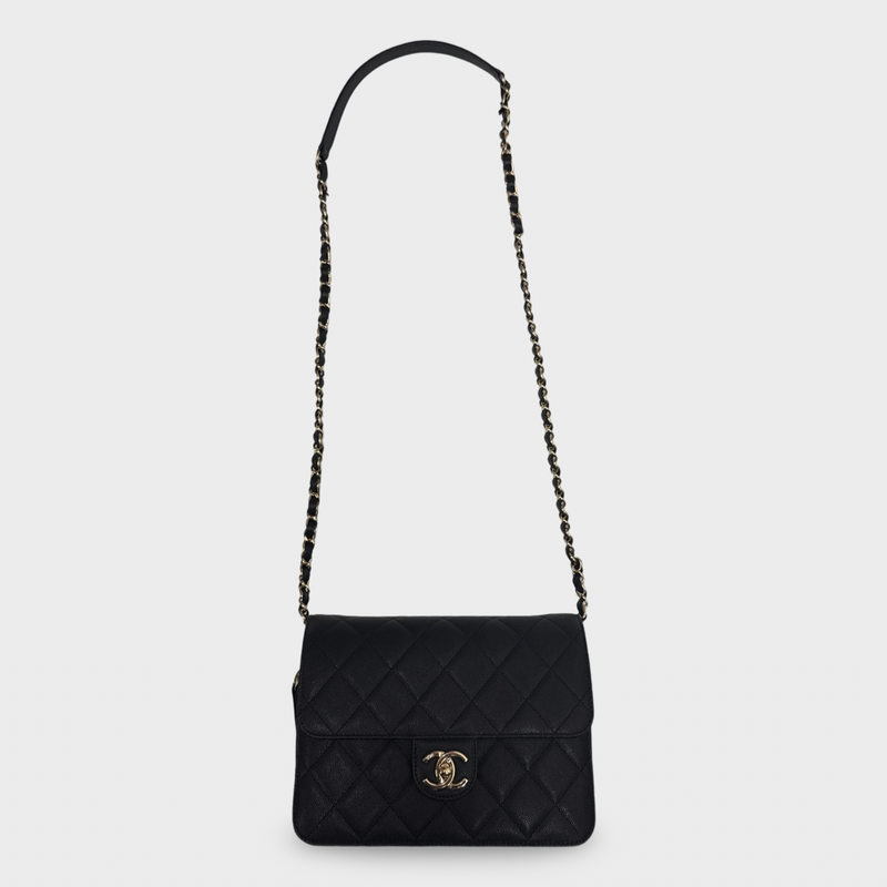 Chanel Women's Black Grained leather Handbag