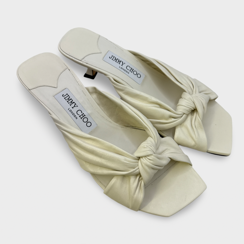 Jimmy Choo Women's White Heeled sandals