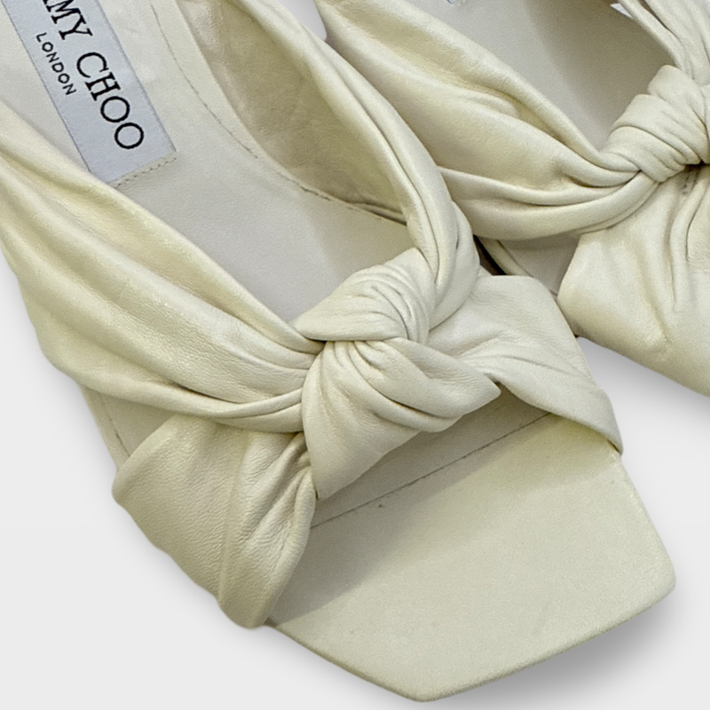 Jimmy Choo Women's White Heeled sandals