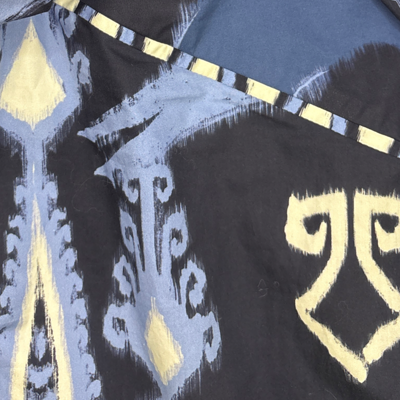 Johanna Ortiz blue cotton mini dress