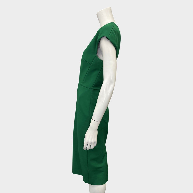 Victoria Beckham green mid-length sleeveless dress