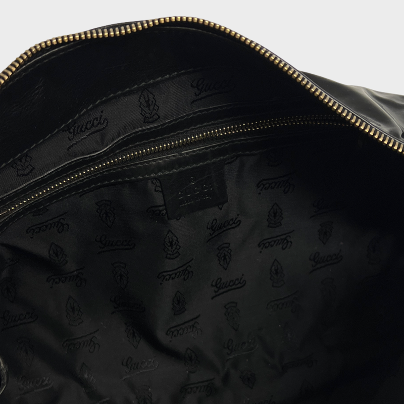 Gucci Women's Hysteria Black Patent Leather Clutch