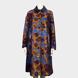 La Double J women's flower jacquard selva embroidery coat