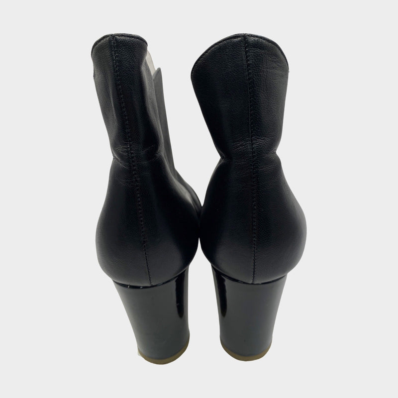 Malone Souliers black leather ankle boots
