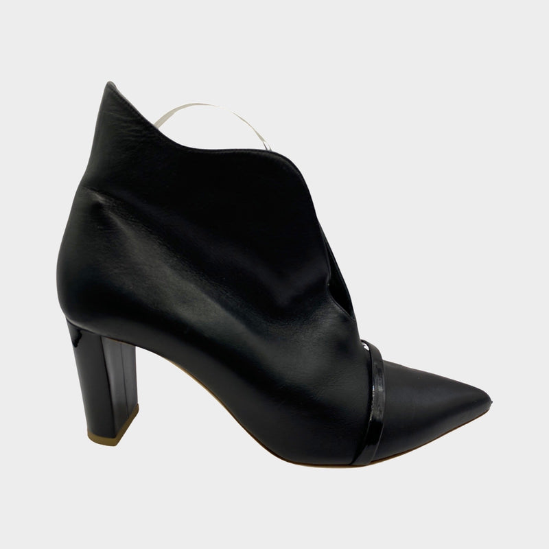 Malone Souliers black leather ankle boots