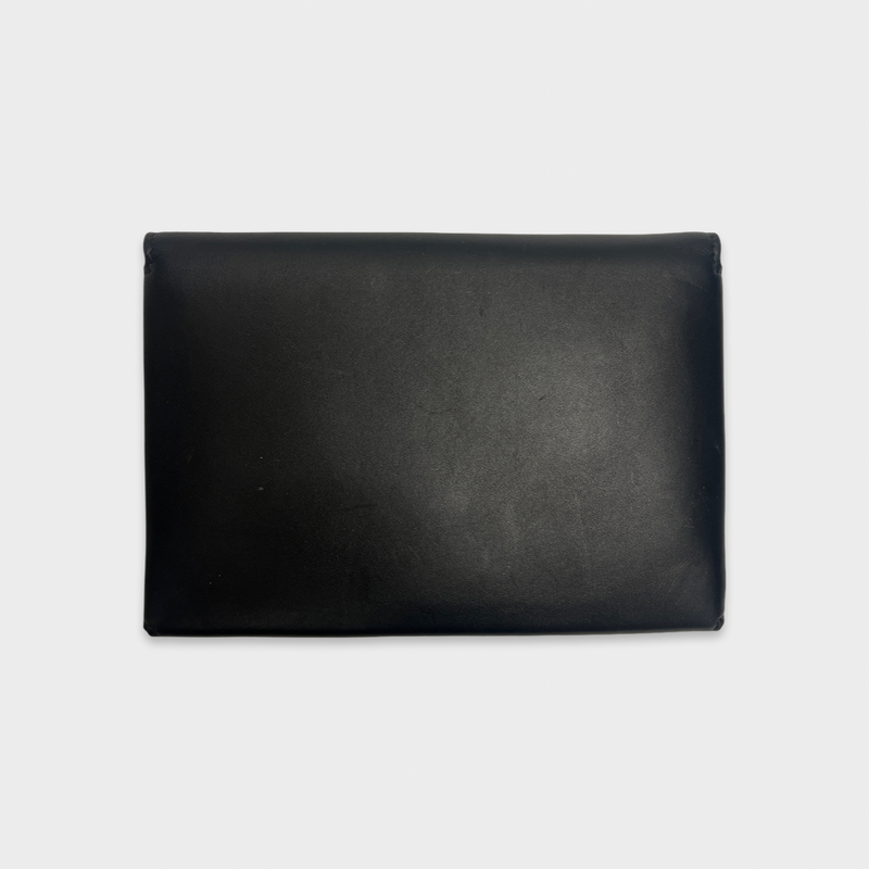 The Row Women's Envelope Black Leather Clutch