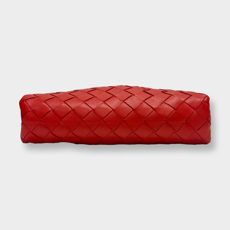 Bottega Veneta Women's Red Leather Clutch