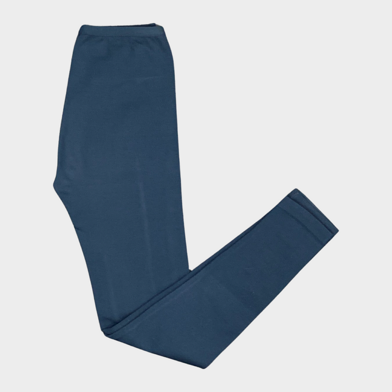 Alaia women's blue elasticated leggings