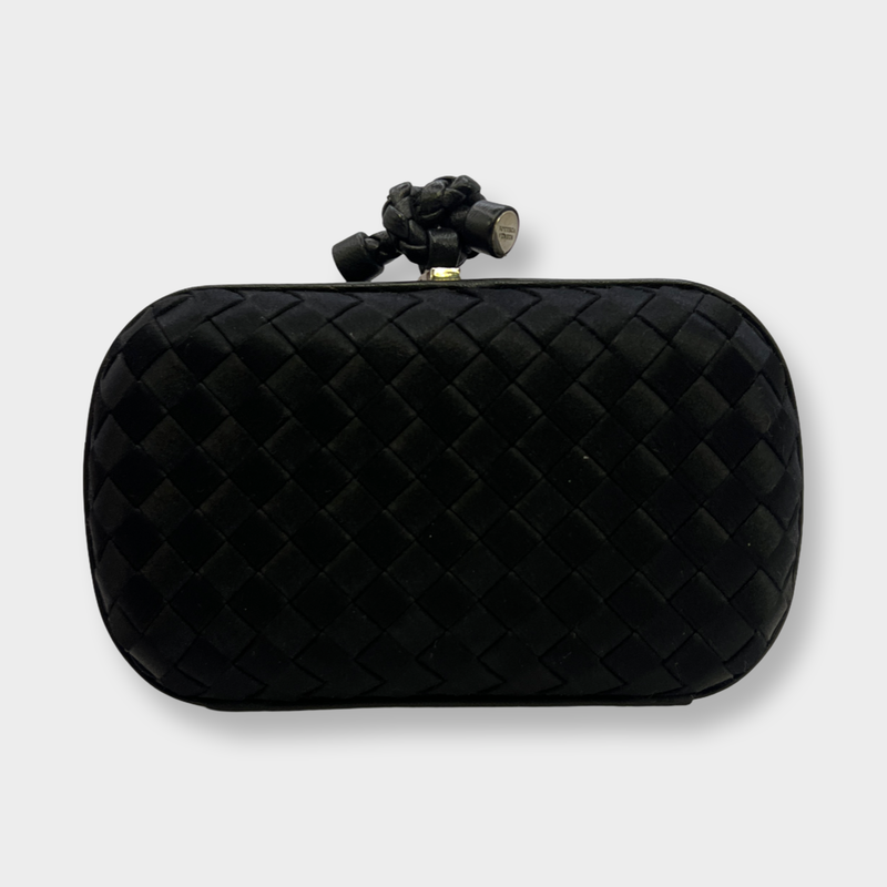 Bottega Veneta Women's Black Knot Clutch