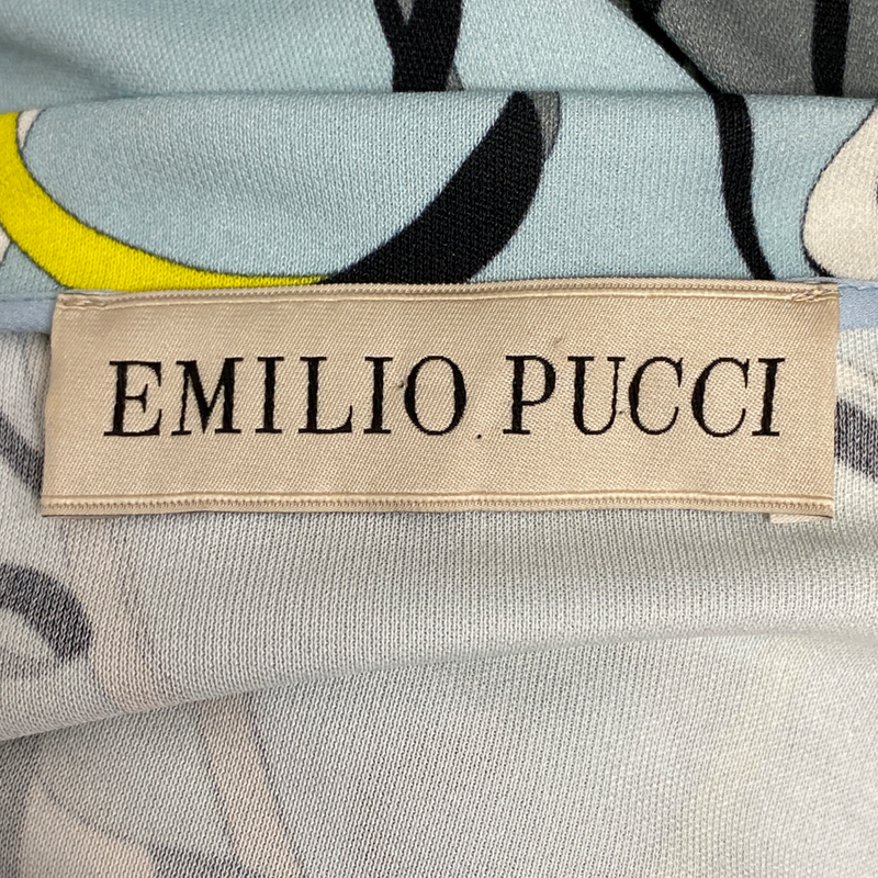 Emilio Pucci multicolour printed mini dress with belt