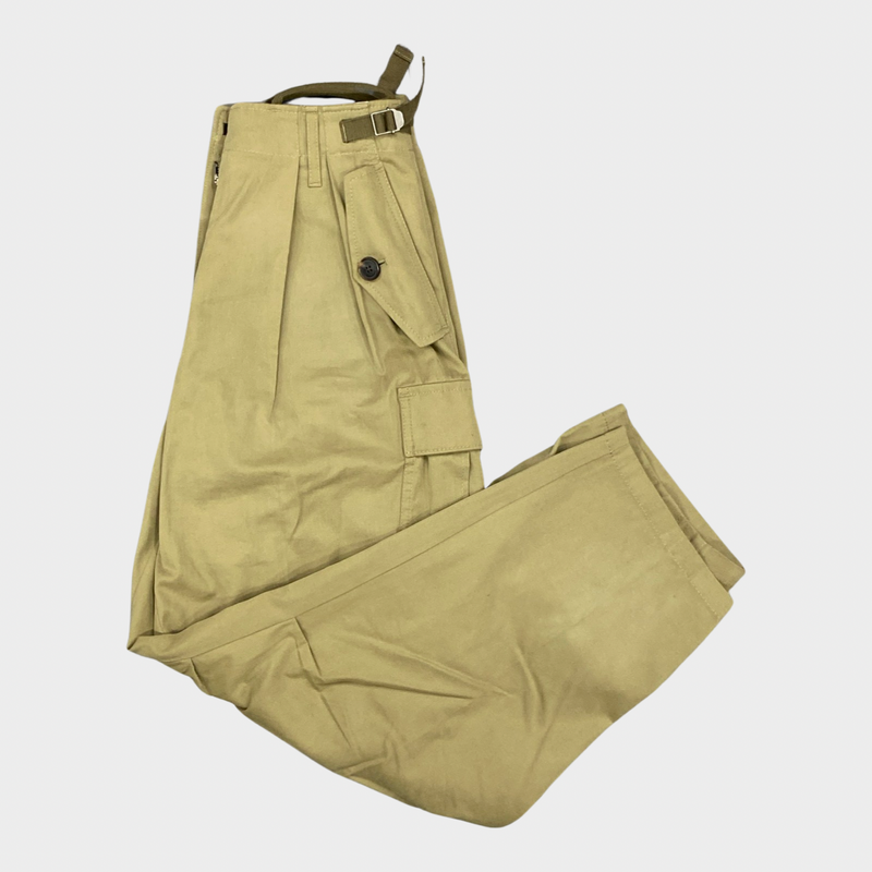 Givenchy women's khaki cargo trousers