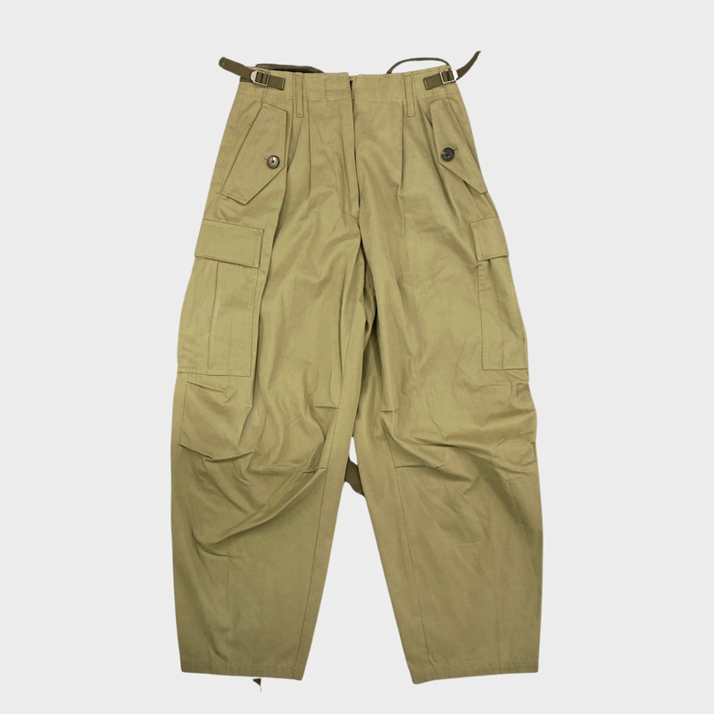Givenchy women's khaki cargo trousers