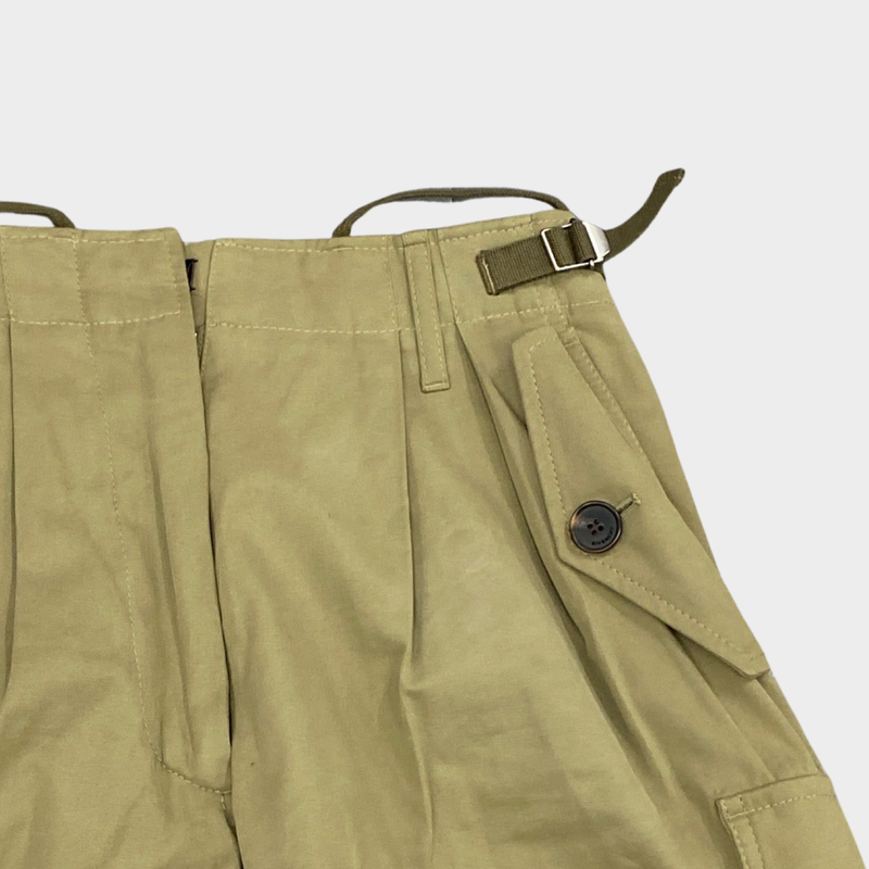 Givenchy women's khaki cargo trousers