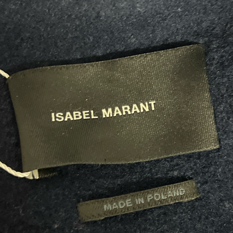 Isabel Marant Women's Navy Wool Coat