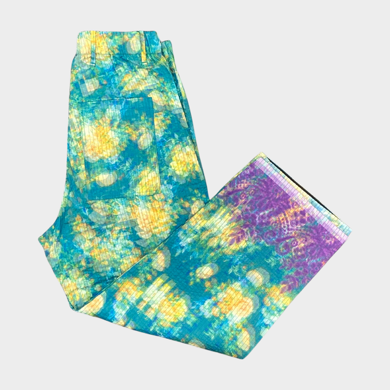 Craig Green women's multicoloured tie-die effect floral print trousers