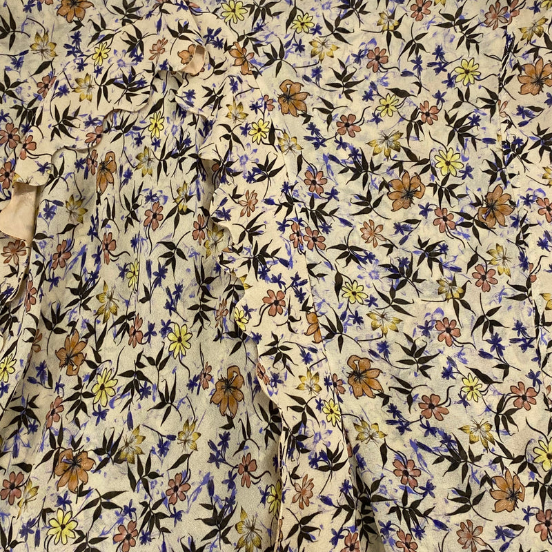 Chloé flower print multicolour skirt