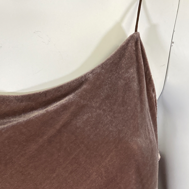 Vince women's brown velvet vest top