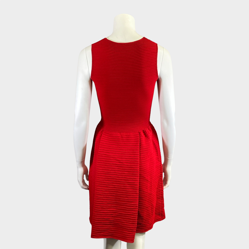 Valentino women's red bandage mini dress