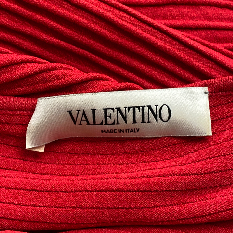 Valentino women's red bandage mini dress