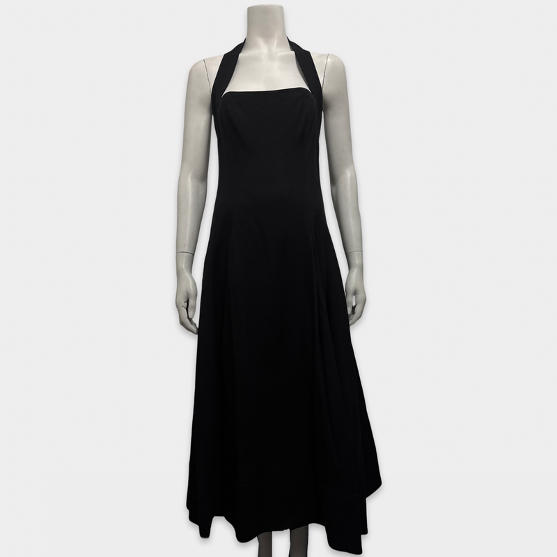 Khaite Halter Black Dress