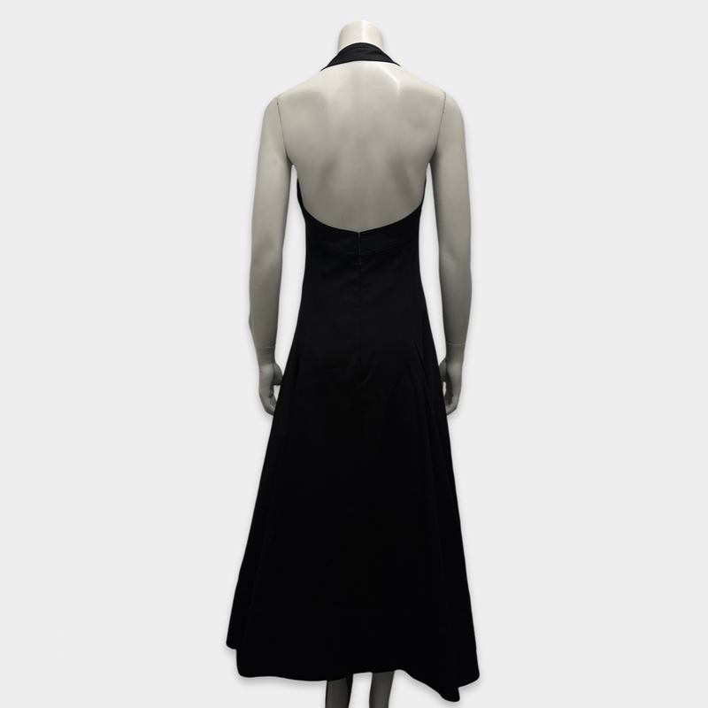 Khaite Halter Black Dress