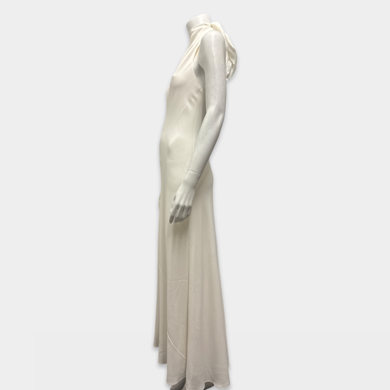 The Row White Halter Dress