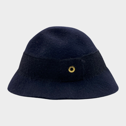 Loro Piana women’s My Journey navy hare and cashmere bucket hat