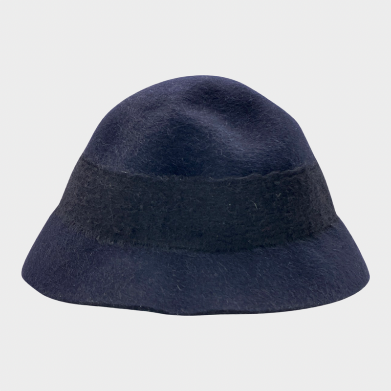 Loro Piana women’s My Journey navy hare and cashmere bucket hat