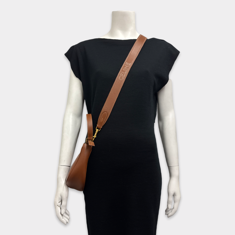 Celine Unisex Brown Bag Strap Belt