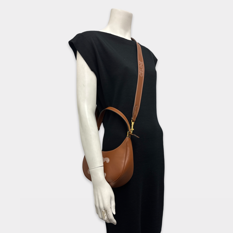 Celine Unisex Brown Bag Strap Belt