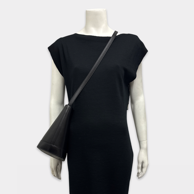 Celine Women's Black Bucket Cuir Triomphe Bag