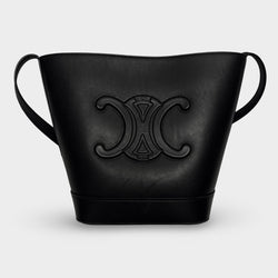 Celine Women's Black Bucket Cuir Triomphe Bag