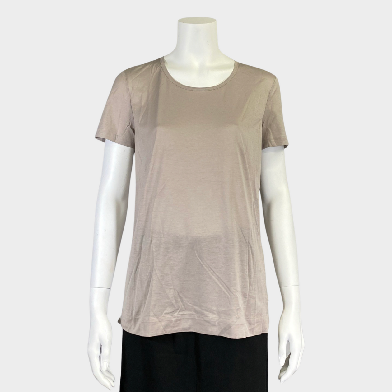 Loro Piana women's light grey/beige cotton top – Loop Generation